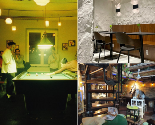 Local fav caffes and pubs! Cheers! 🥂 cover photo collage