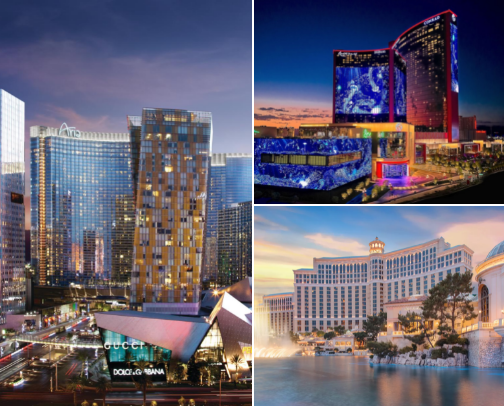 ✨ My Favorite Vegas Hotels ✨ cover photo collage