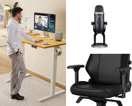 Electronics & gaming accessories cover photo collage