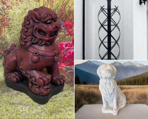 Balcony Swing / decor:  A Serenity Bliss cover photo collage