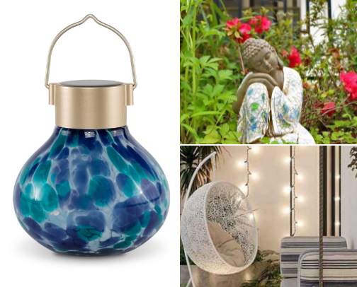 Balcony Swing / decor:  A Serenity Bliss cover photo collage