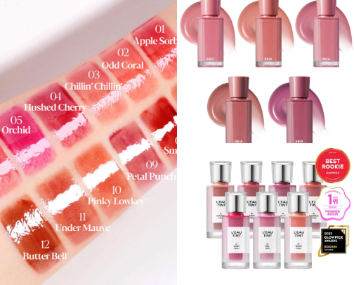 My favorite lip tints cover photo collage