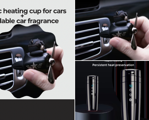 Car accessories cover photo collage