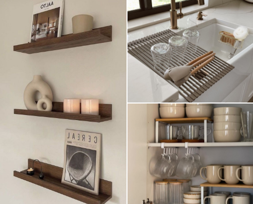 soft home essentials cover photo collage