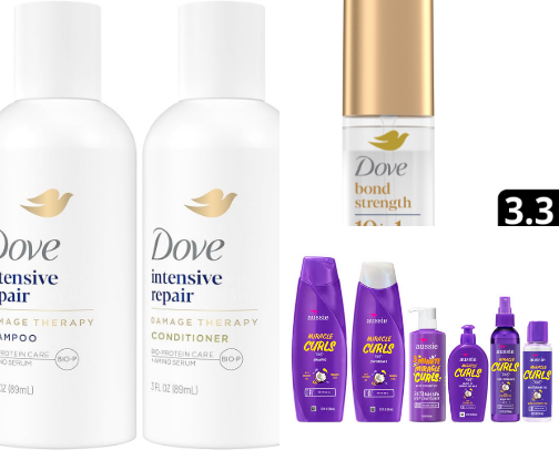 Hair care cover photo collage