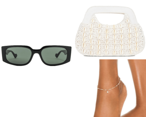 Summer accessories cover photo collage