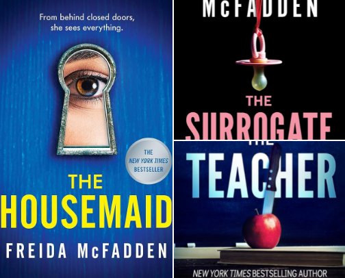 My Top Freida McFadden Faves cover photo collage