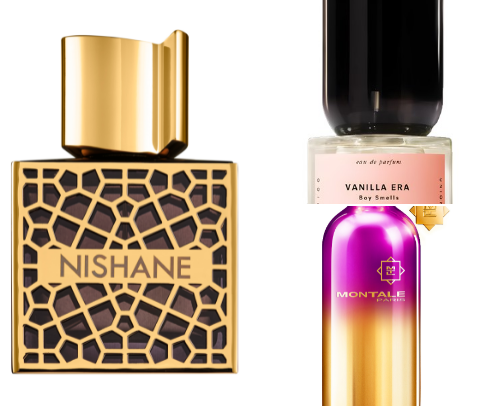 perfumes / fragrances for fall winter 2025 cover photo collage