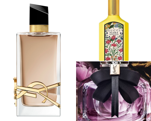 Fragrance Obsessions: Florals & Dressed-Up Scents cover photo collage