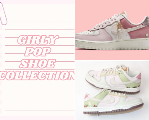 Girly Pop Shoe Collection cover photo collage