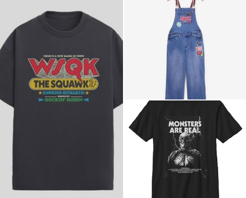 Stranger Things Clothes cover photo collage