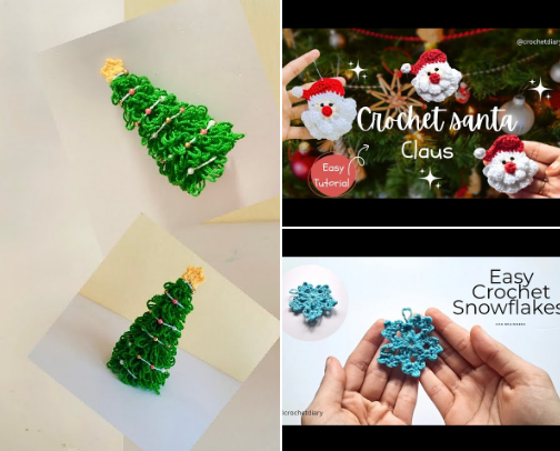 Best Crochet Christmas Decor & Gifts (Handmade Festive Ideas) cover photo collage