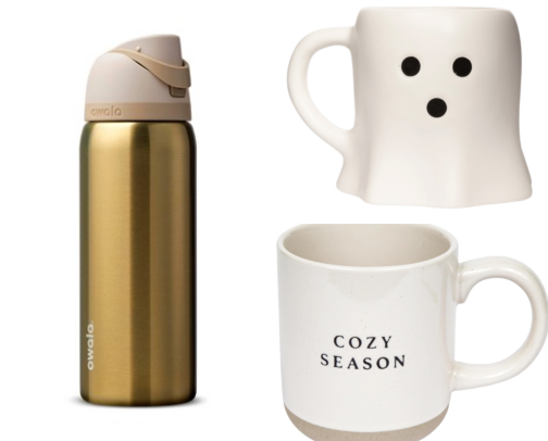 Autumn Drinkware | Mugs, Tumblers & Water Bottles cover photo collage