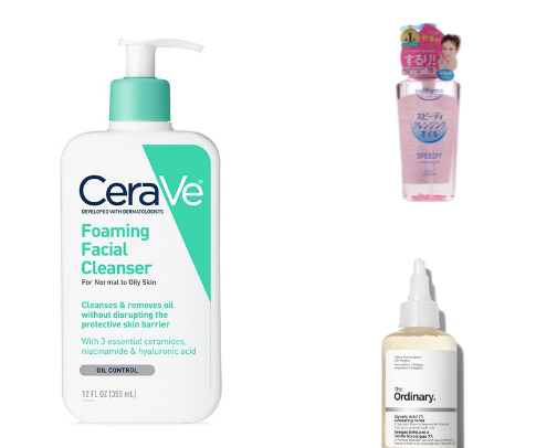 Oily Skin must haves cover photo collage