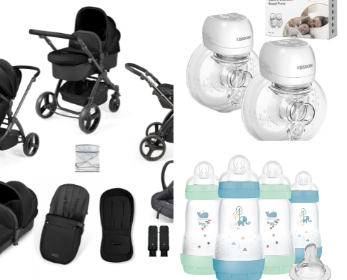 My favourite newborn essentials cover photo collage