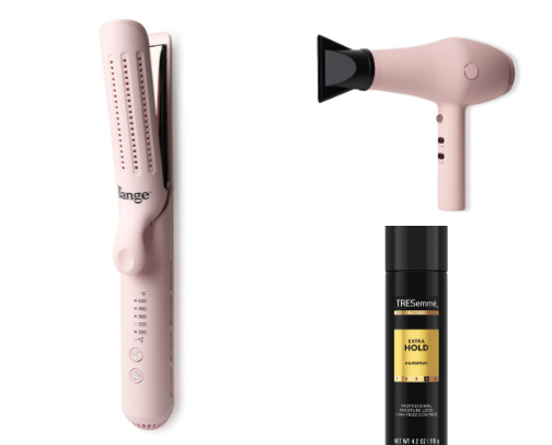 Favorite hair tools cover photo collage