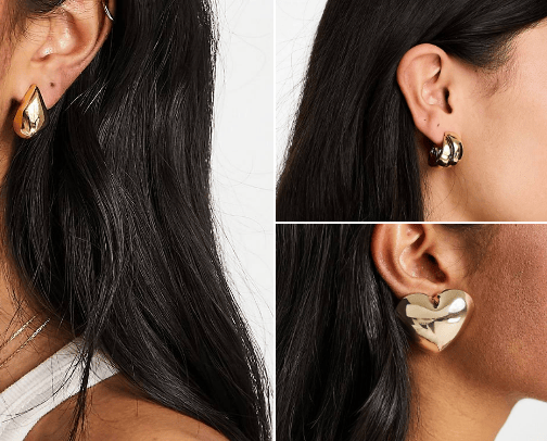 Earrings cover photo collage