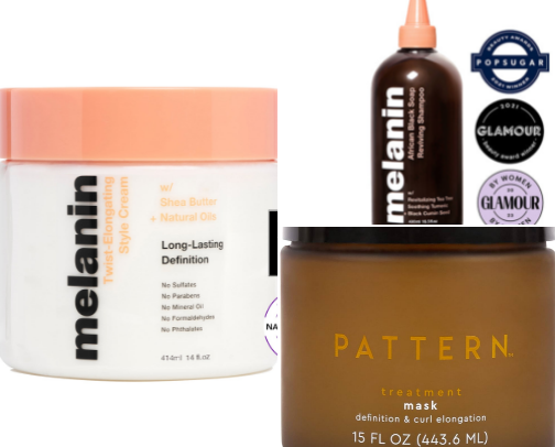 Natural Hair Products cover photo collage