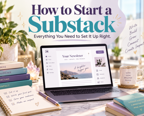 Get Started on Substack: Everything You Need to Set It Up Right cover photo collage