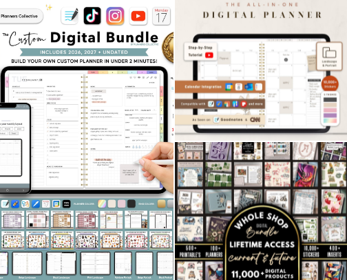 Best Viral Digital Planners 2026 That Are Worth Every Penny cover photo collage