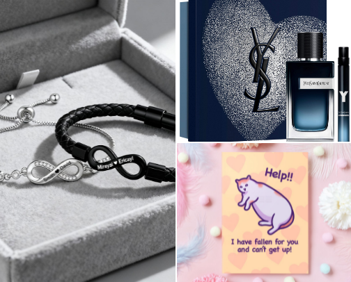 Gifts for him cover photo collage