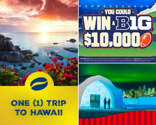 Daily Entry Sweeps Contests and Instant Win Games! cover photo collage