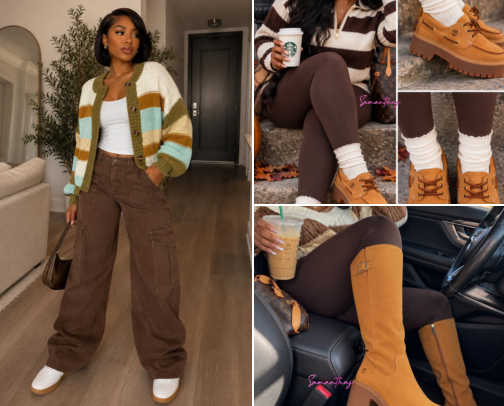 Cozy Fashion Finds cover photo collage