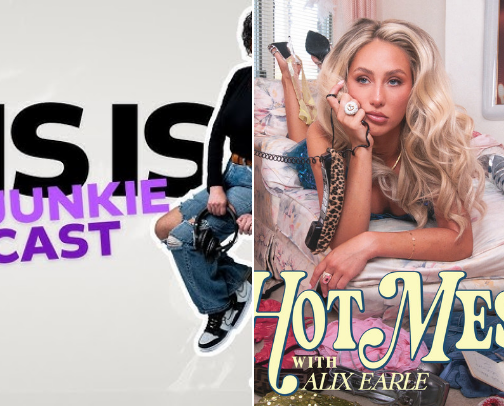 podcasts i'm obsessed withhhh cover photo collage