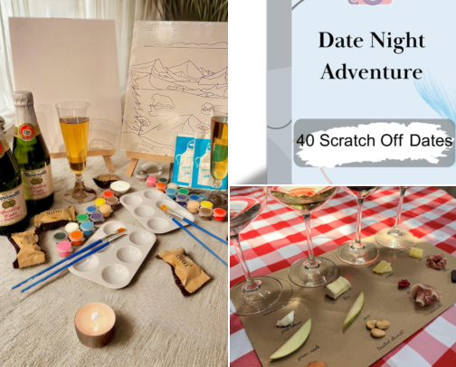 Couples Activity Boxes That Rescued Our Boring Friday Nights at Home cover photo collage