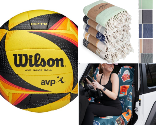 Sand/grass volleyball tournament must haves cover photo collage