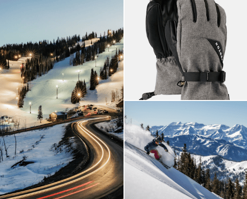 Snowboarding cover photo collage