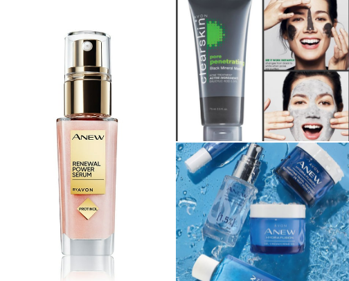 Avon products I truly recommend for beauty & self-care. cover photo collage