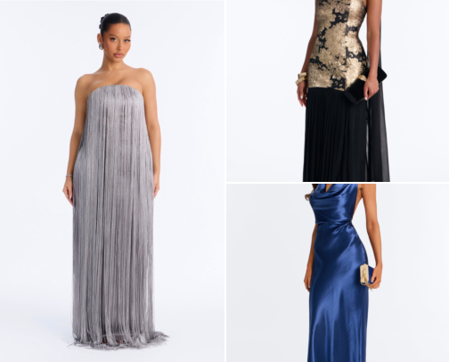 Affordable Wedding Guest dresses cover photo collage
