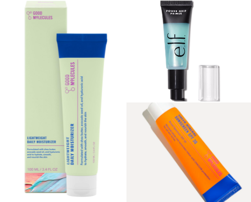 A college girl’s everyday make up product! cover photo collage