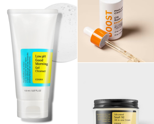 Soft & Balanced: The Skincare Routine for Normal and Sensitive Skin cover photo collage