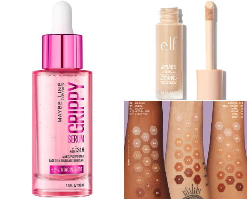 my favorite everyday affordable makeup products (dupes addition) cover photo collage