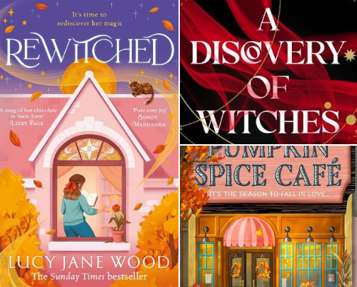Your Ultimate Cosy Autumn Reading List 🍂🎃 cover photo collage