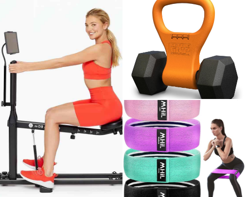 Home Workout Essentials 💪 cover photo collage