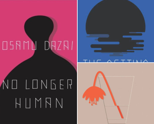 Osamu Dazai novels cover photo collage
