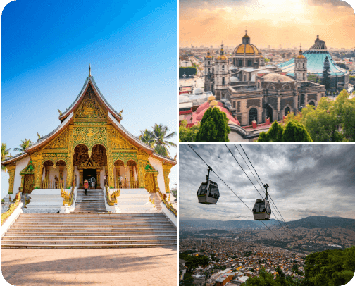Fave Travel Destinations cover photo collage