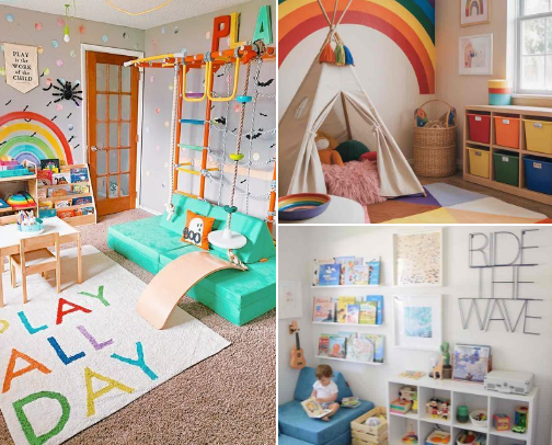 Playroom ideas cover photo collage