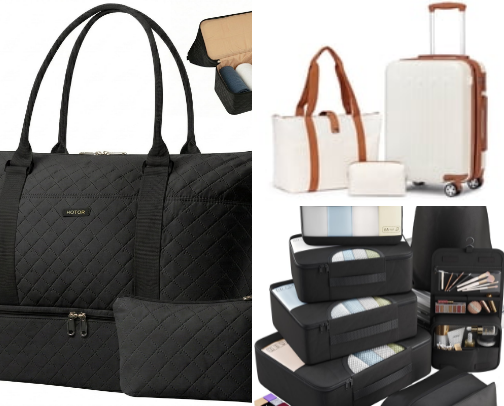 My Top Travel Essentials cover photo collage