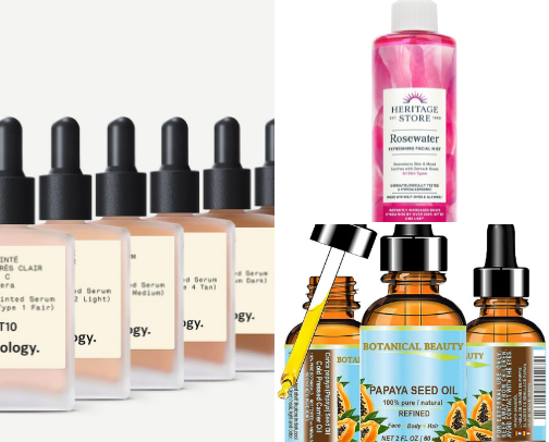My favorite beauty recs cover photo collage