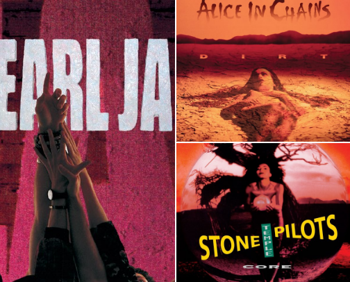 Best 90’s Grunge Albums | Well my faves anyway cover photo collage