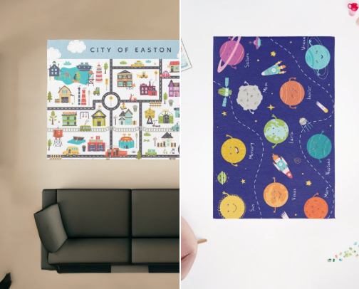 Best rugs for boy's rooms cover photo collage