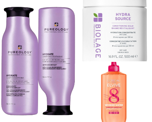 My Go-To Hair Products for Frizz, Volume & Hydration cover photo collage