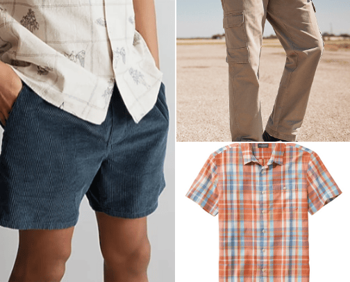 Mens wear cover photo collage