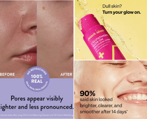 My Tried & True Skincare 💧✨ cover photo collage