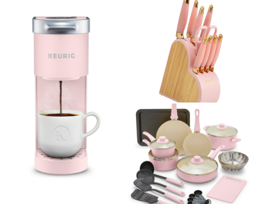 PINK KITCHEN GADGETS cover photo collage