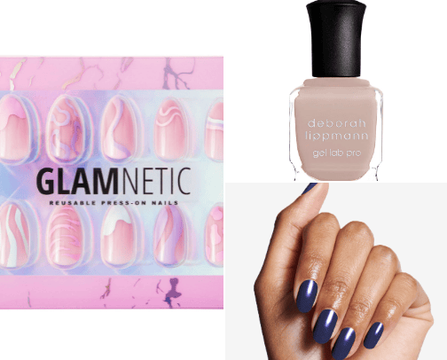 Makeup and Nails for Valentines day cover photo collage